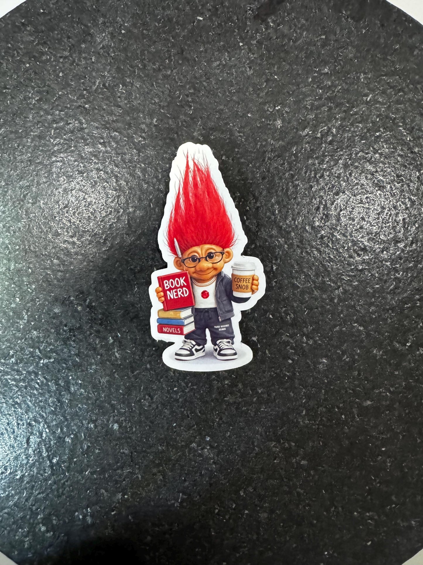 Troll Sticker | Book Nerd, Coffee Snob, Reader Life Decal