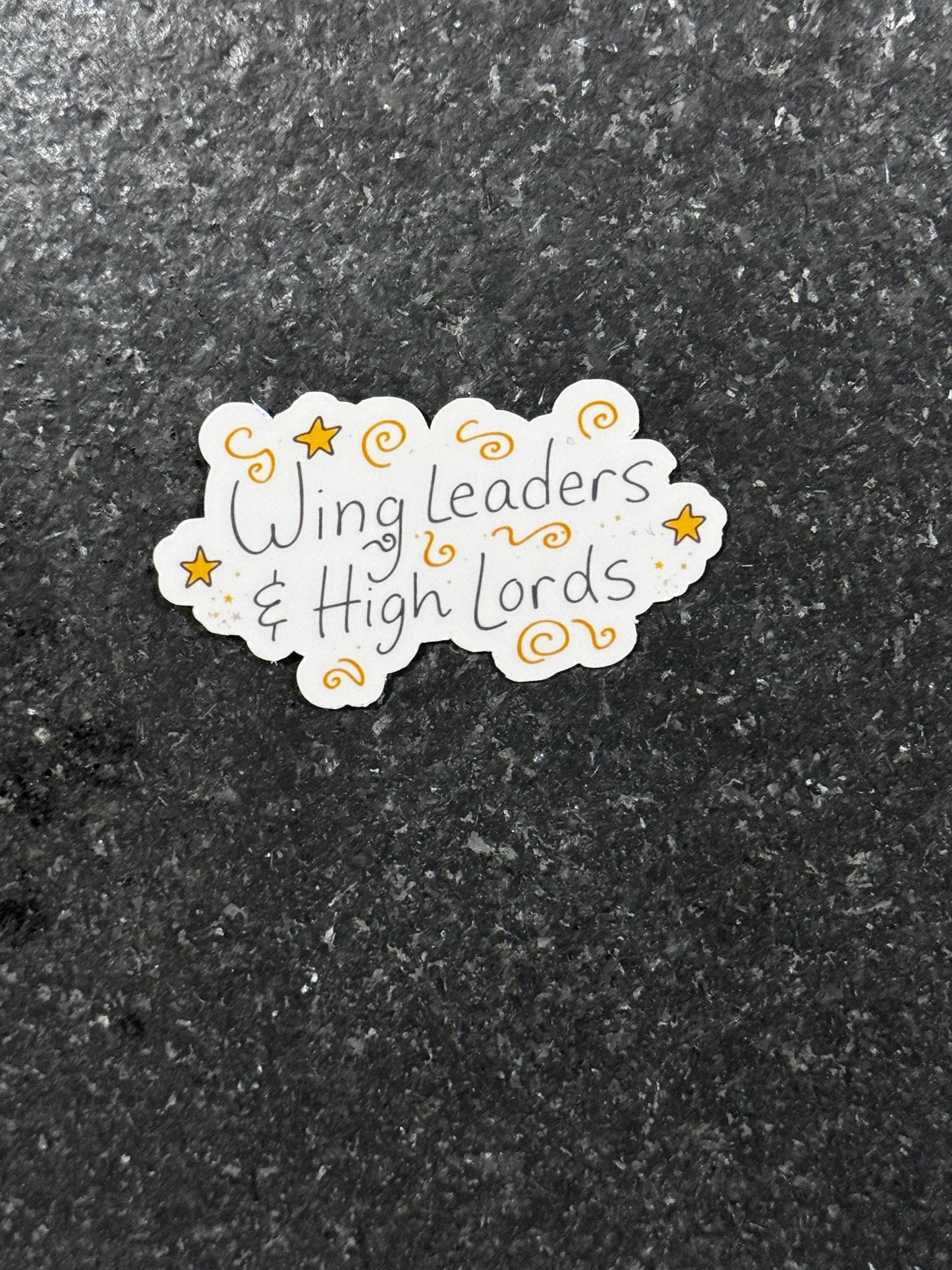 Wing Leaders High Lords Sticker | Fourth Wing Inspired Fantasy Vinyl Decal