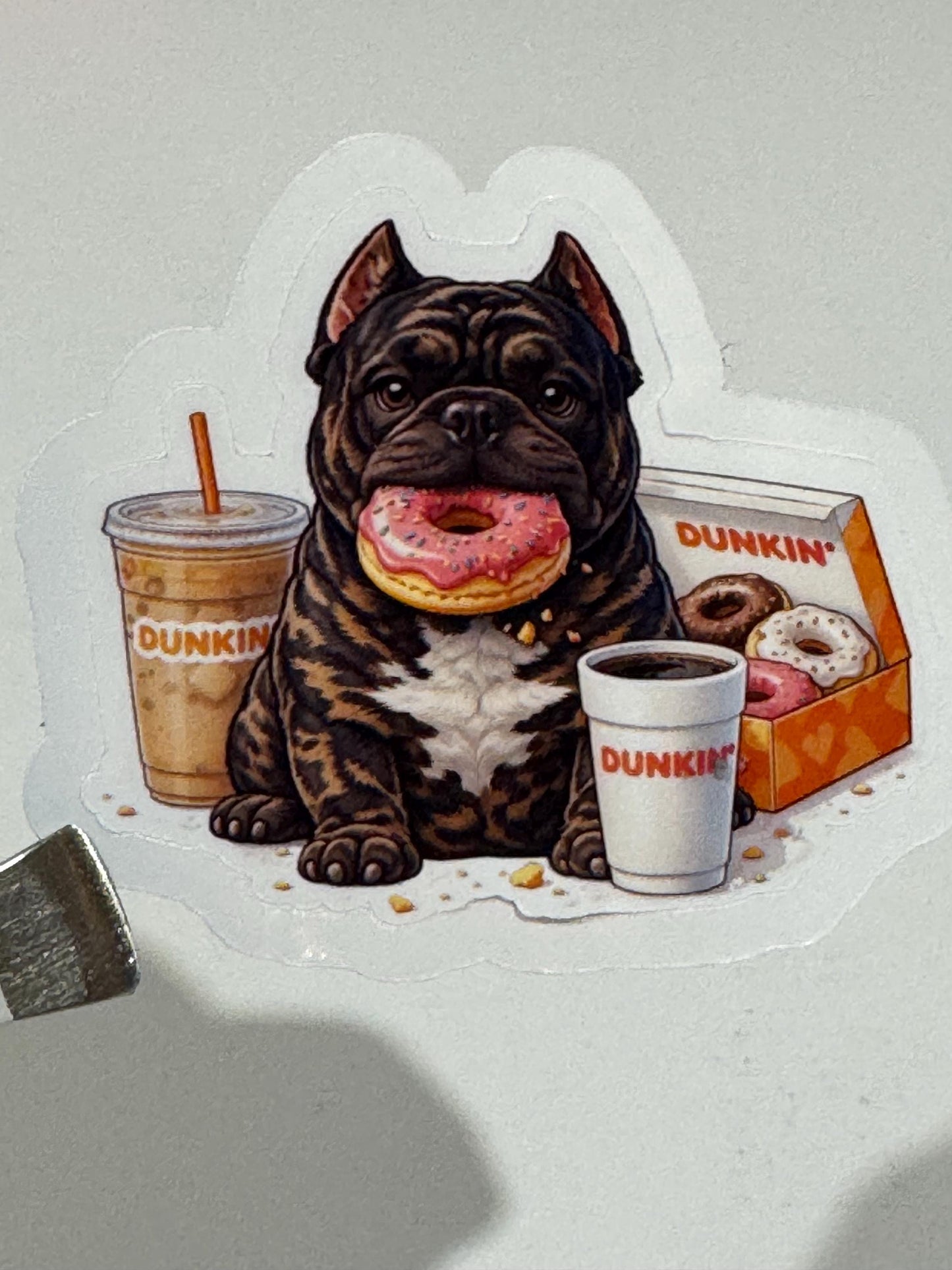 American Bully FRENCHIE Sticker Pack – 9 Vinyl Dog Stickers for Laptops, Tumblers