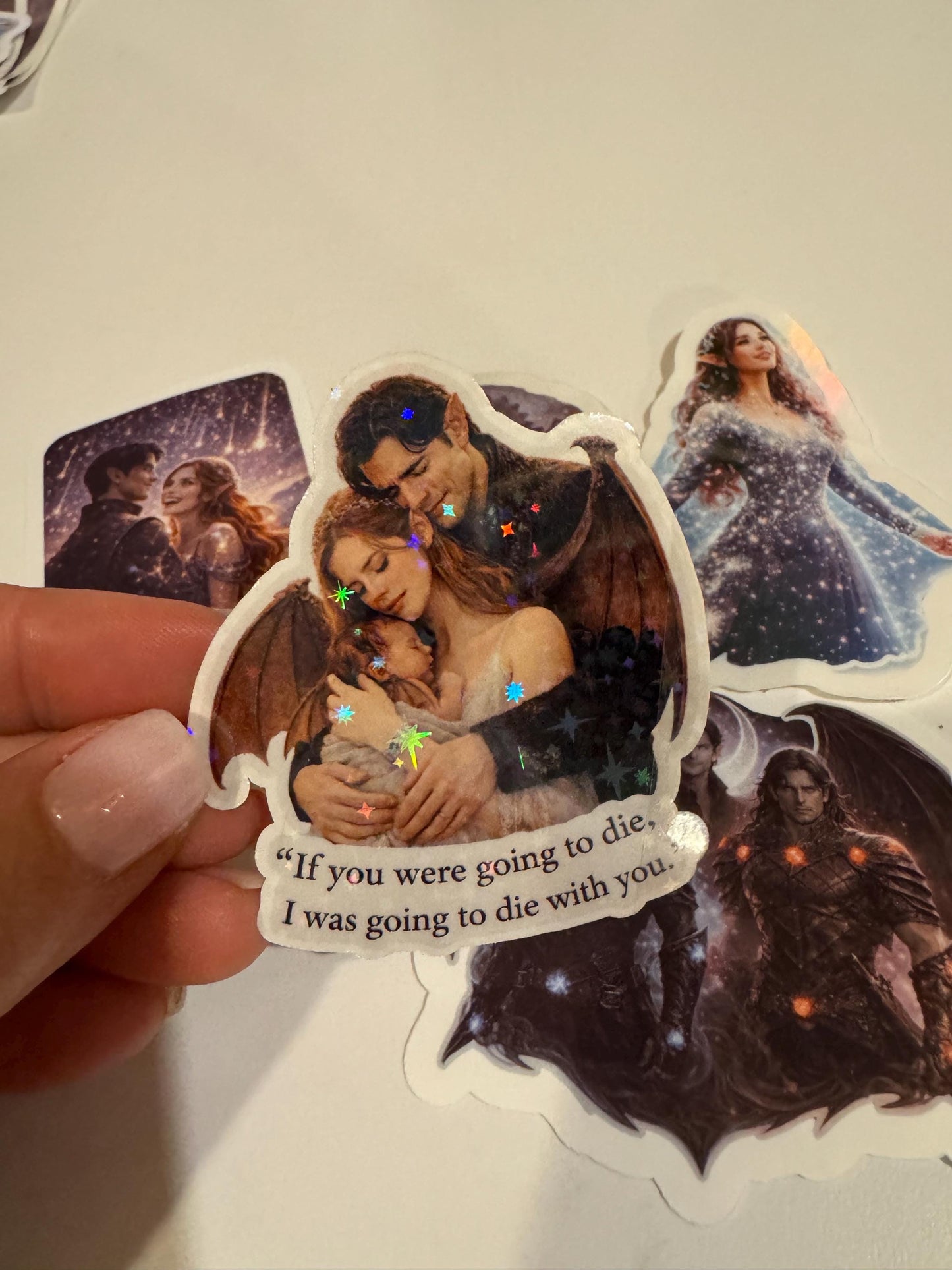 ACOTAR Velaris Night Court Stickers Pack, Fantasy Bundle, Kindle Laptop Waterbottle (25 Stickers)