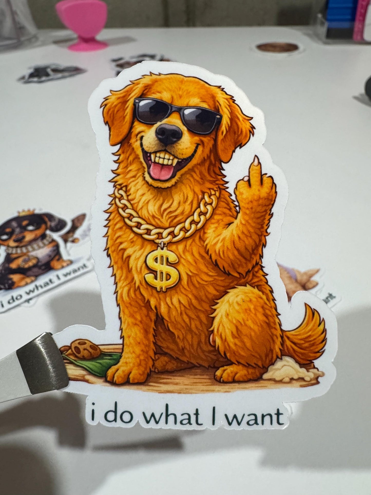 Attitude Pup Sticker Pack – Funny Dog Lover Vinyl Decals (6-Piece)