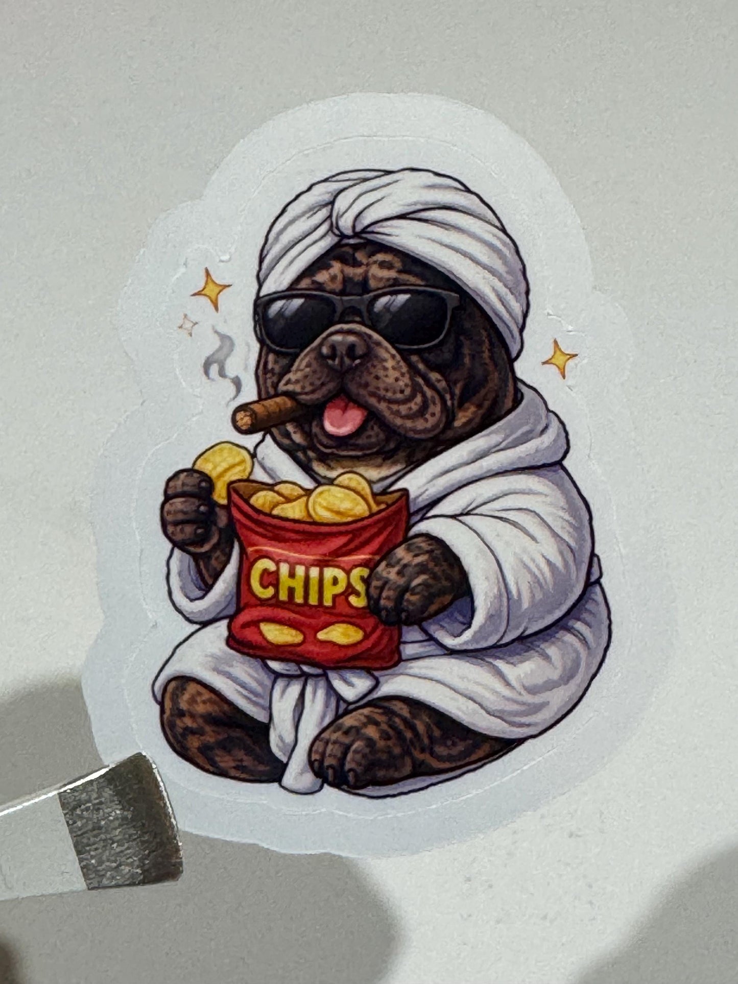 American Bully FRENCHIE Sticker Pack – 9 Vinyl Dog Stickers for Laptops, Tumblers
