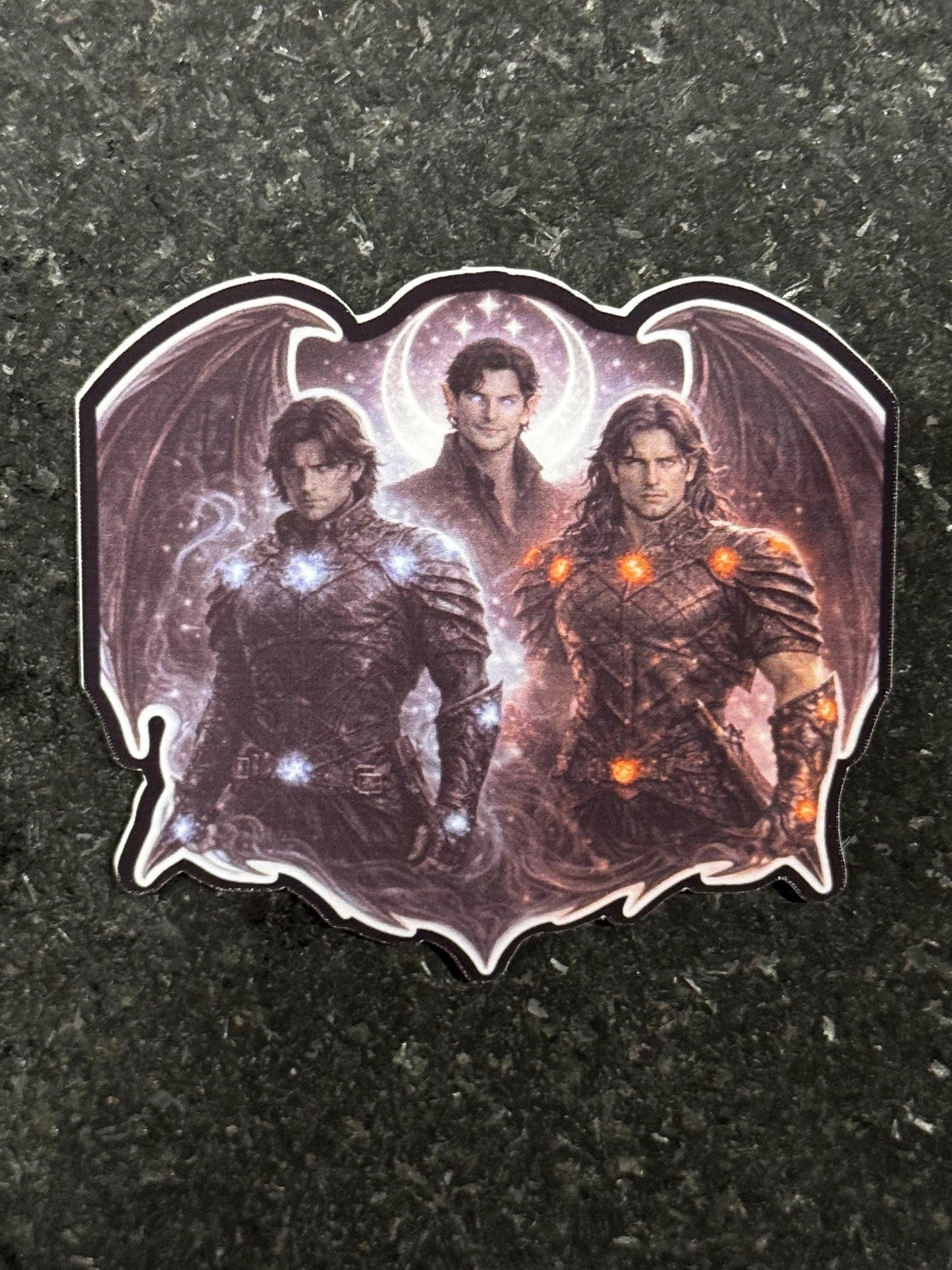ACOTAR Velaris Night Court Stickers Pack, Fantasy Bundle, Kindle Laptop Waterbottle (25 Stickers)