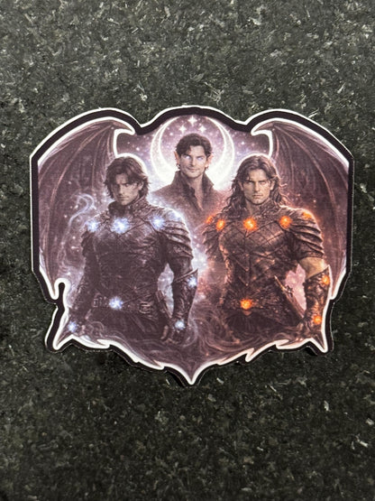 ACOTAR Velaris Night Court Stickers Pack, Fantasy Bundle, Kindle Laptop Waterbottle (25 Stickers)