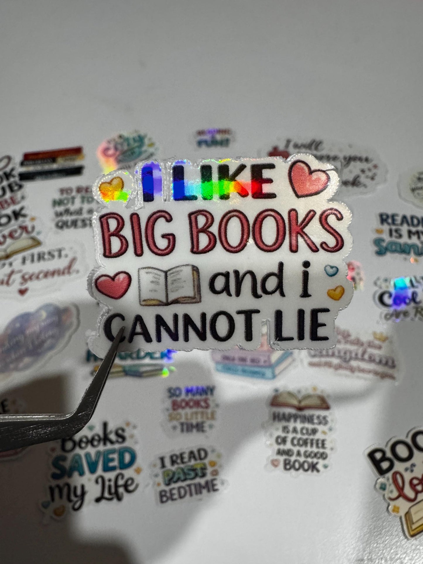20 pcs Waterproof Bookish Stickers | Funny Reading Quotes Vinyl Pack