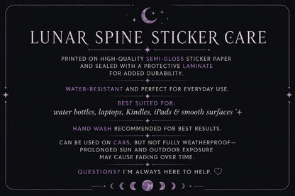ACOTAR Book Stack Sticker | Sarah J Maas Fantasy Series Decal