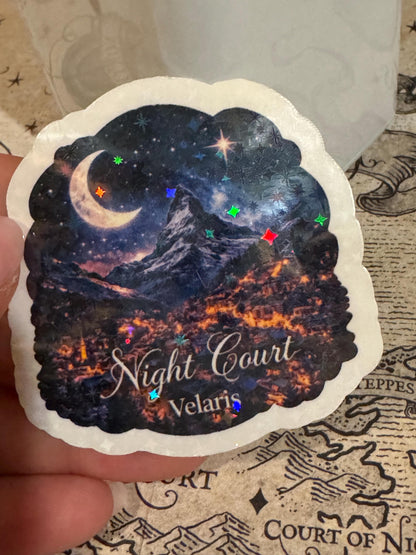 ACOTAR Velaris Night Court Stickers Pack, Fantasy Bundle, Kindle Laptop Waterbottle (25 Stickers)
