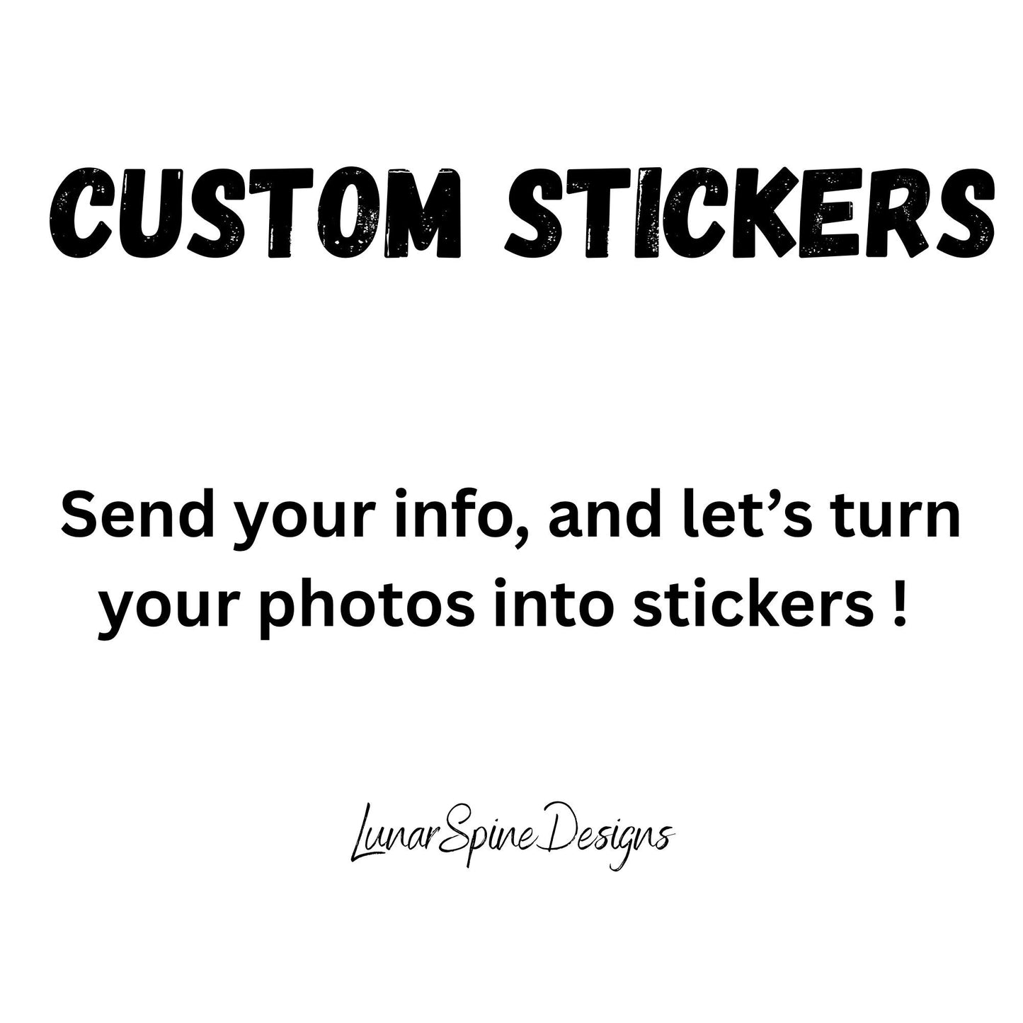 Custom Photo Stickers | Personalized Pet, Family, Fantasy Designs