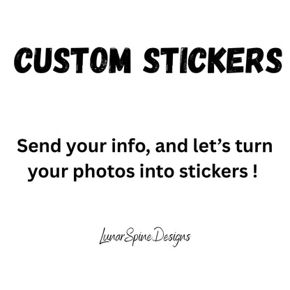 Custom Photo Stickers | Personalized Pet, Family, Fantasy Designs
