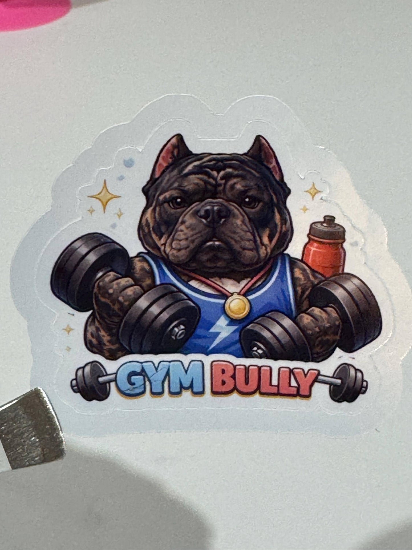American Bully FRENCHIE Sticker Pack – 9 Vinyl Dog Stickers for Laptops, Tumblers