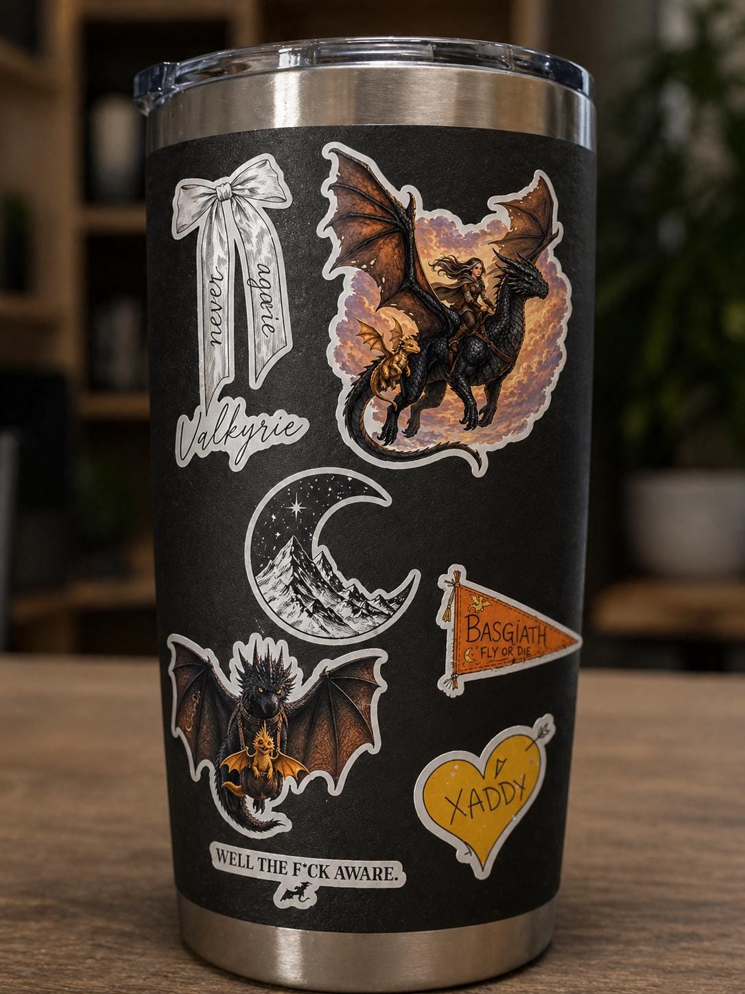 ACOTAR Painted Dresser Sticker | Night Court Symbol Decal (Waterproof Vinyl)