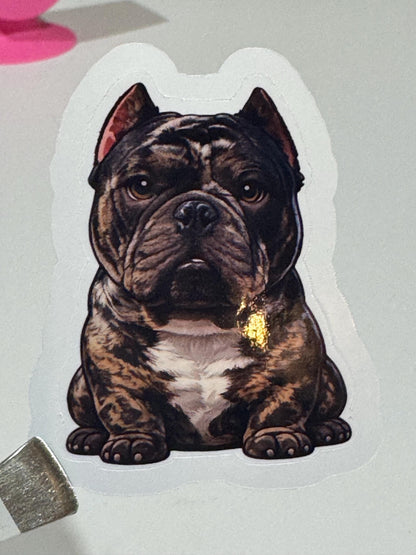 American Bully FRENCHIE Sticker Pack – 9 Vinyl Dog Stickers for Laptops, Tumblers