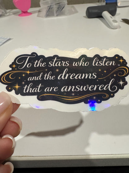ACOTAR Velaris Night Court Stickers Pack, Fantasy Bundle, Kindle Laptop Waterbottle (25 Stickers)