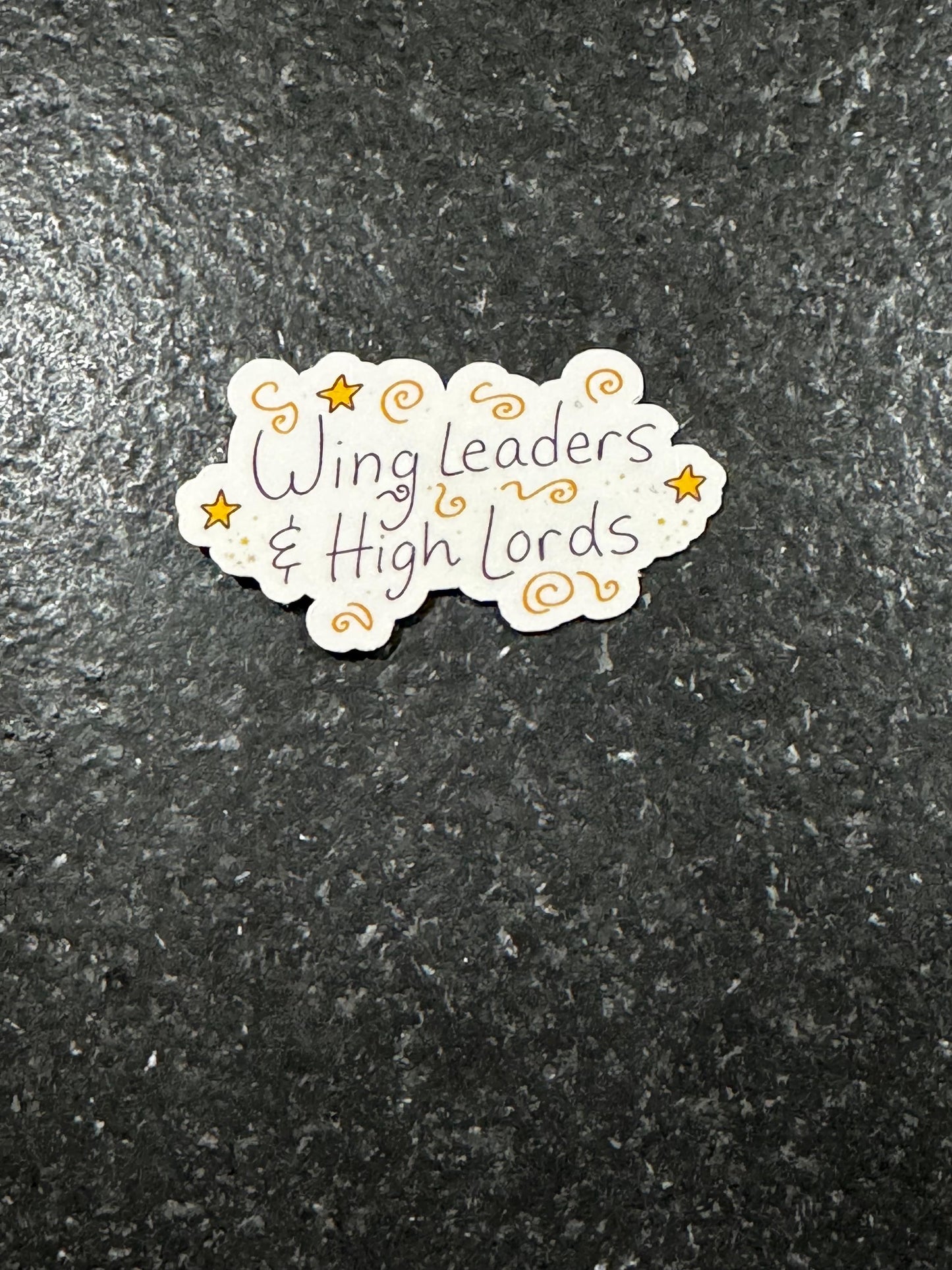 Wing Leaders High Lords Sticker | Fourth Wing Inspired Fantasy Vinyl Decal