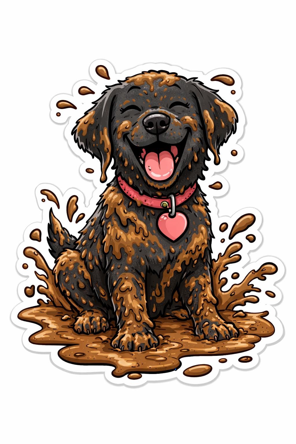 Black Lab Stickers – Dog Lovers, Waterproof Vinyl Decals (Custom Pup Option) Digital download